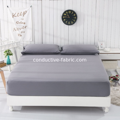 EMF silver conductive earthing fitted sheet for bed