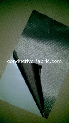 adhesive backed rfid shielding anti electromagnetic radiation nickel copper conductive fabric