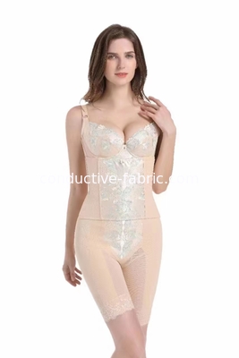 silver plaid knitted fabric for shapewear lining