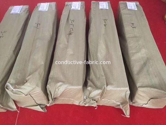 EMF protection x-static 100%silver fiber diamond lattice conductive fabric
