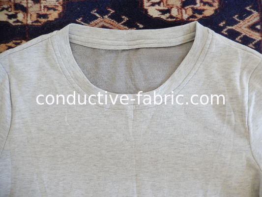 wholesale anti-electromagnetic radiation cotton silver teeshirt EMF