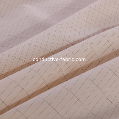 Cotton and silver fiber conductive fabric for earthing sheet