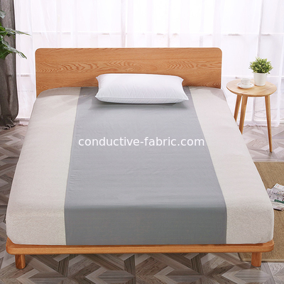 Cotton and silver fiber conductive fabric for earthing sheet