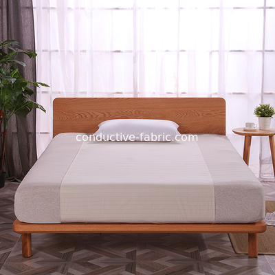 Cotton and silver fiber conductive fabric for earthing sheet